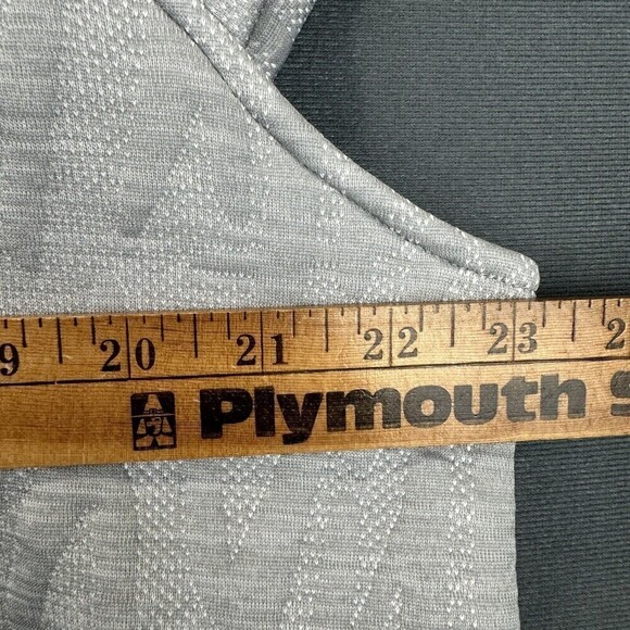 Yitty Major Label Backless Hoodie Dress Womens Large Heather Gray Fabletics - Picture 7 of 11